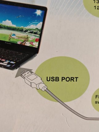 Lampada LED USB Flessibile per Computer