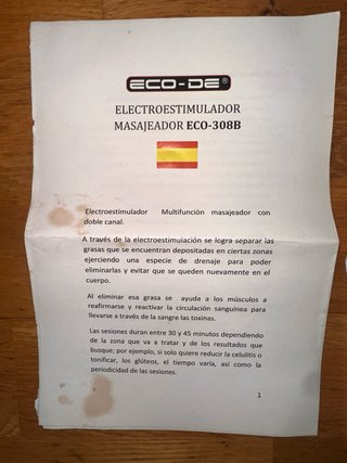 Electroestimulador ECO-308B Usado