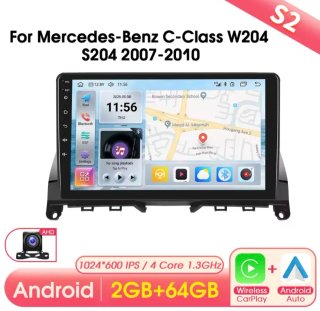 Pantalla Radio Android Mercedes Clase C
