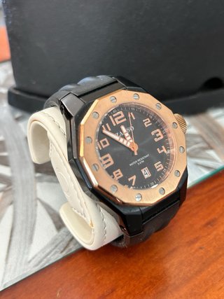 Reloj ZAKSO Deportivo Oro Rosa Negro
