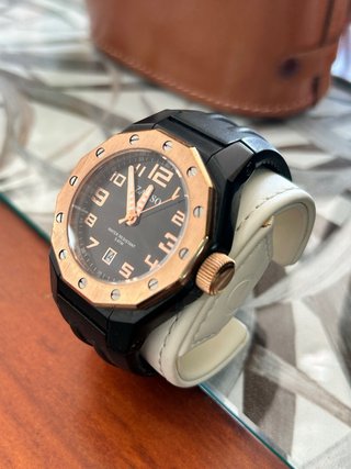 Reloj ZAKSO Deportivo Oro Rosa Negro