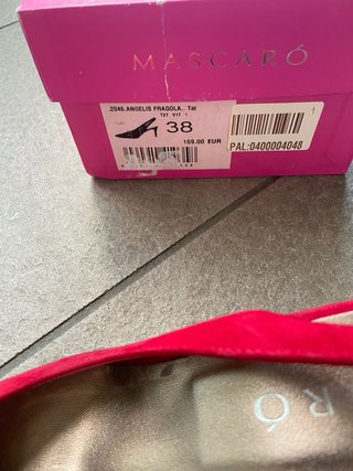 Zapatos Mascara Talla 38 Fucsia