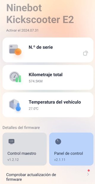Patinete eléctrico Segway E2 0511