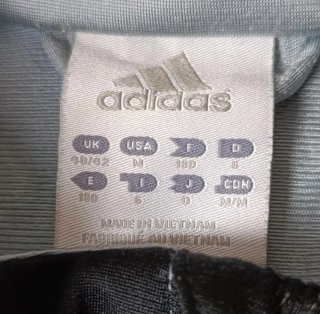 Chaqueta Adidas Vintage Gris/Negro/Blanco Talla M