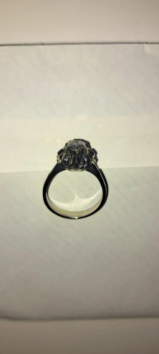 Anillo Oro Blanco 750 Diamante 0.60ct