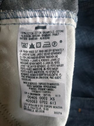 Falda vaquera Levi's azul