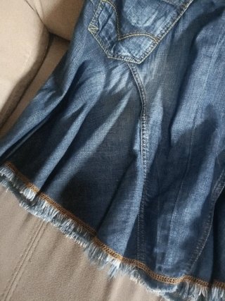 Falda vaquera Levi's azul
