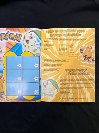 A ESTRENAR! Álbum Sticker Pokémon 2001 Merlin