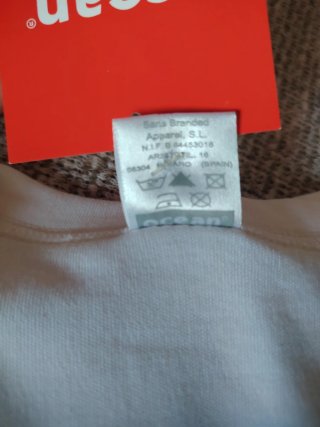Camiseta interior blanca talla M