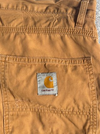 Short Carhartt da lavoro in cammello taglia grande W36