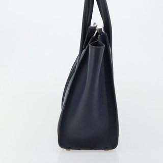 CELINE Luggage Micro Shopper Hand Bag Leather