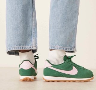 Nike Cortez Verde y Rosa