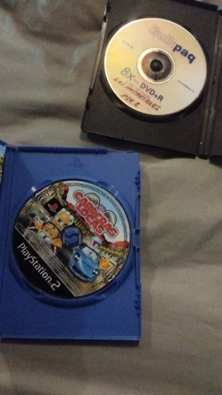 Juegos PS2 Carreras Locas y Simpsons Hit & Run