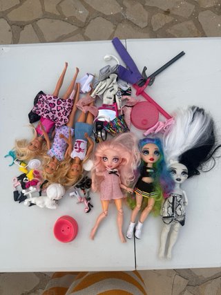 Lote de 3 muñecas