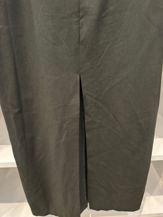Zara Vestido lino midi