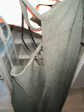 Zara Vestido lino midi