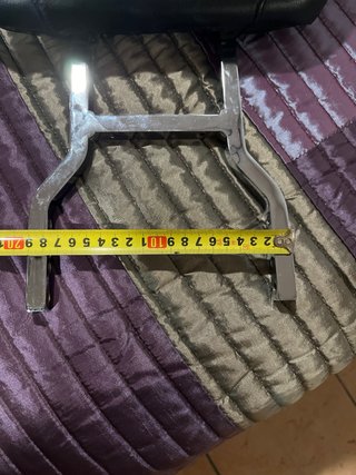 Respaldo Harley Davidson Cromado