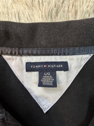 Polo Tommy Hilfiger Mujer Talla L negro
