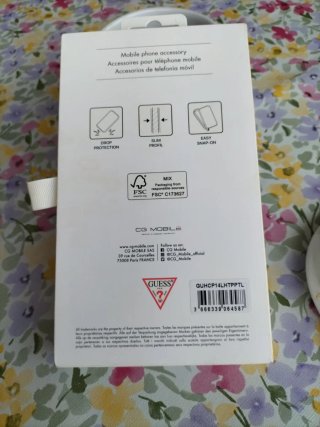 Funda Guess iPhone 14 Pro Morada Glitter