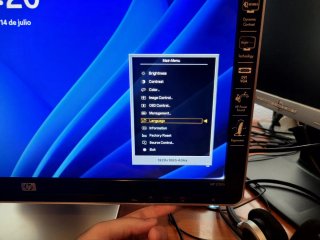 Monitor HP 2210i Nero