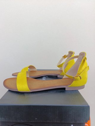 Sandali Primadonna Giallo/Marrone