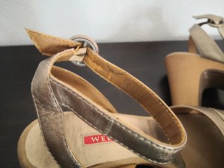 Sandalias doradas Pedro Miralles 36
