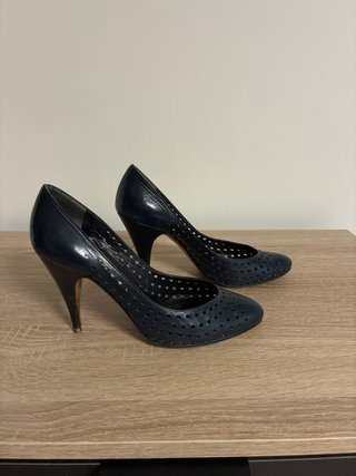 Zapatos de tacón azul marino talla 35