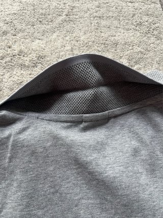 Polo Hackett gris con cremallera. Talla L SLIM FIT
