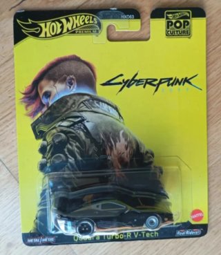 Hot Wheels Quadra Turbo Cyberpunk Premium