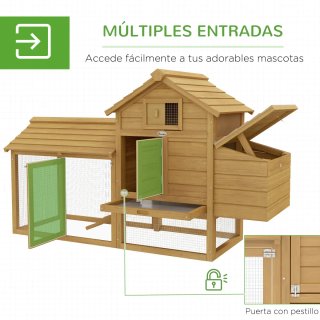 Gallinero Madera Exterior XXL