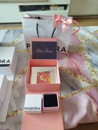 Pack Cajas y Bolsas Pandora Rosa y Blanco