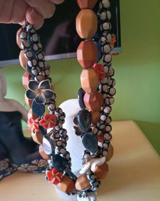 Collar Maxi Boho Zara Multicolor