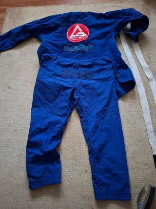 Kimono Jiu Jitsu Gracie Barra Azul Talla A2