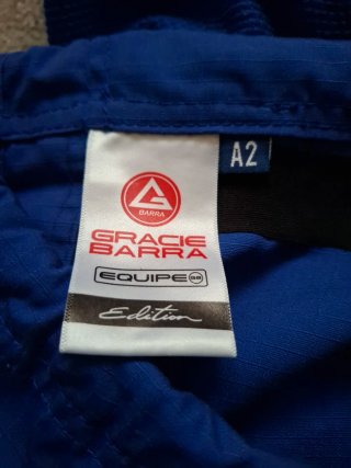 Kimono Jiu Jitsu Gracie Barra Azul Talla A2