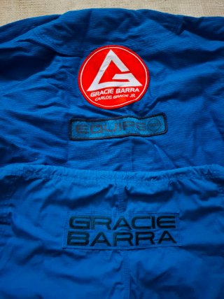 Kimono Jiu Jitsu Gracie Barra Azul Talla A2