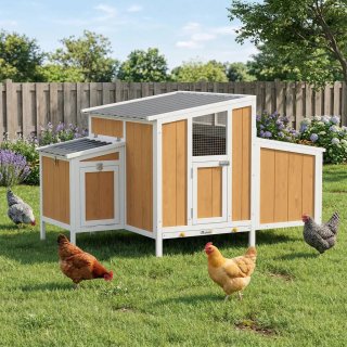 Gallinero Exterior Madera 145x90x92 cm