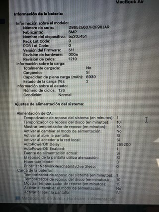 MacBook Air 13" (2017) | Batería Impecable