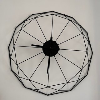 Reloj de pared decorativo de metal