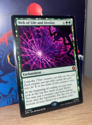 Carta MTG Web of Life and Destiny