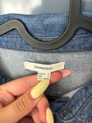 Vestido vaquero con cinturón