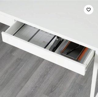 Escritorio MICKE IKEA Blanco 142x50 cm