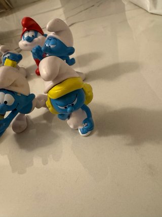 Set 8 Statuette Puffi