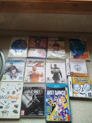 Lote Videojuegos Wii, PS3, Xbox 360, DS