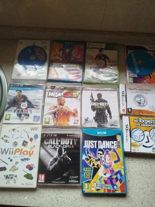 Lote Videojuegos Wii, PS3, Xbox 360, DS