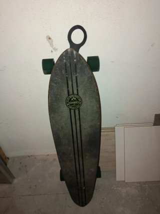 Monopatín Longboard Verde