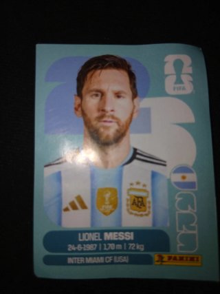 Lionel Messi - Panini FIFA Card