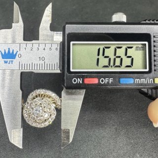 Anillo Oro  Diamantes Naturales