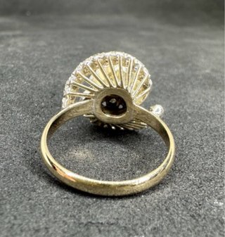 Anillo Oro  Diamantes Naturales