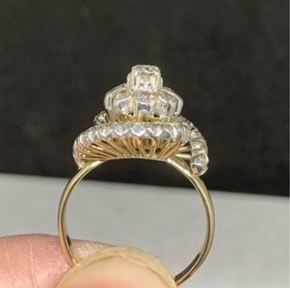 Anillo Oro  Diamantes Naturales