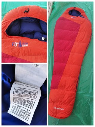 Plumón Forclaz F0C Ultra Light Saco de Dormir